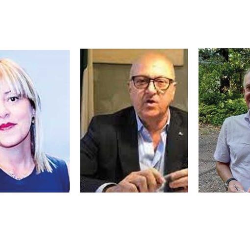 Nella foto da sinistra: Marina Chiarelli,  Gianluca Godio e Michele Ragno