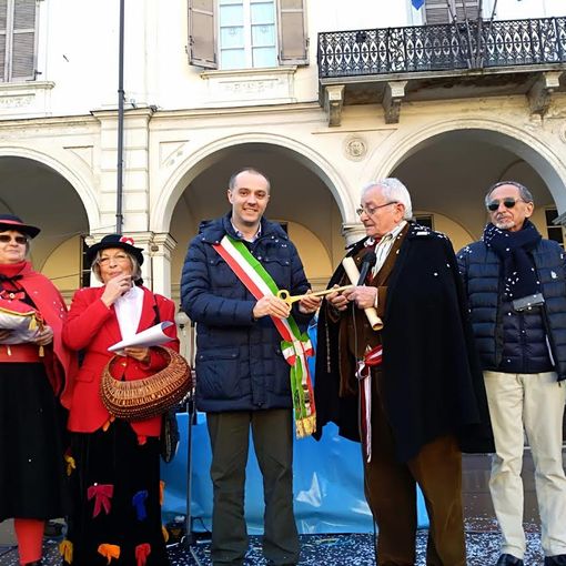 ‍Carnevale trecatese 2023: consegnate  le chiavi della citta’ a Re Bartula e alla Regina Ghita. FOTO