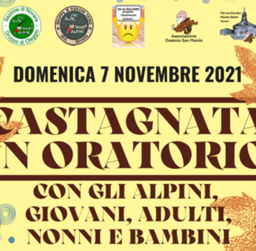 Domenica 7 a Veveri si terrà la castagnata degli Alpini