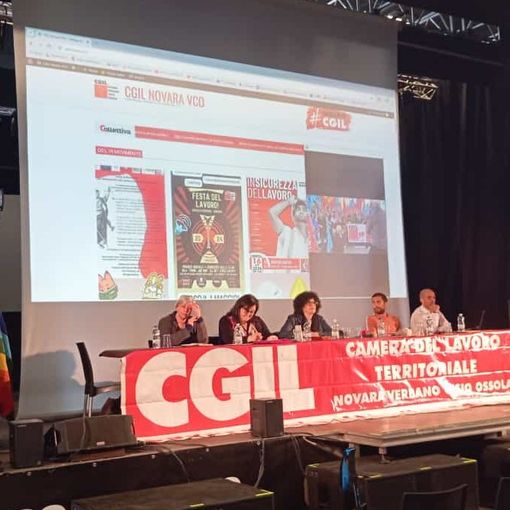 CGIL Novara e Vco: Lancio della campagna referendaria. FOTO