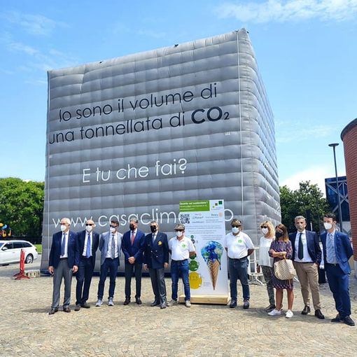 È stato inaugurato ad Arona il Cubo di Co2