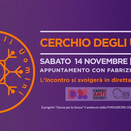 Il 14 novembre conferenza on line “Il cerchio degli uomini” con il centro antiviolenza area nord novarese