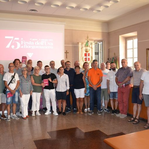 Tutto pronto per la 75esima edizione della Festa dell'Uva di Borgomanero