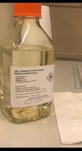 Coronavirus, in otto giorni Arpa ha prodotto più di mezza tonnellata di gel igienizzante