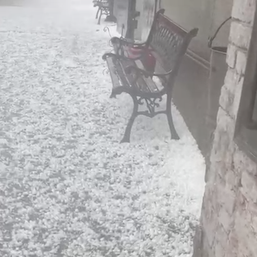 Violento temporale di grandine nel Novarese. VIDEO