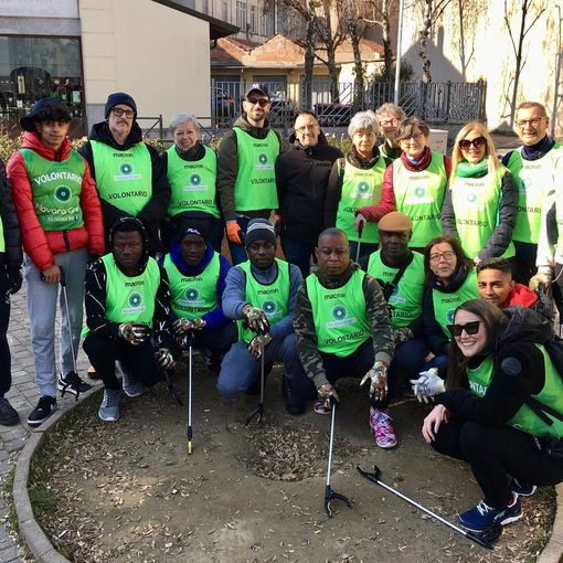 Novara Green e associazioni di volontariato del quartiere si uniscono per una pulizia inclusiva a Sant’Agabio