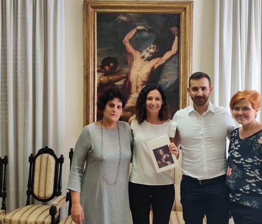 L'assessore Chiara Caucino in visita all'Istituto Santa Lucia