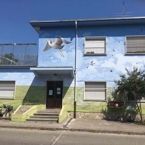 Inaugurato questa mattina il murale realizzato dall'artista Matteo Capobianco sulla facciata del Centro per le famiglie