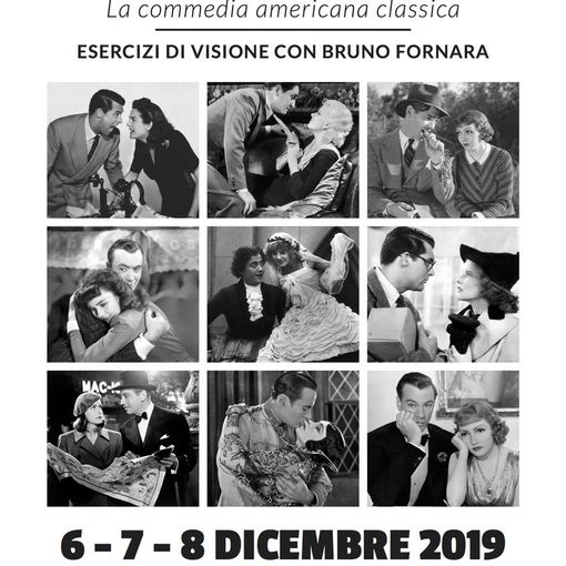 Torna l’atteso appuntamento con il critico cinematografico Bruno Fornara. Quest'anno il tema del corso sarà la commedia americana classica