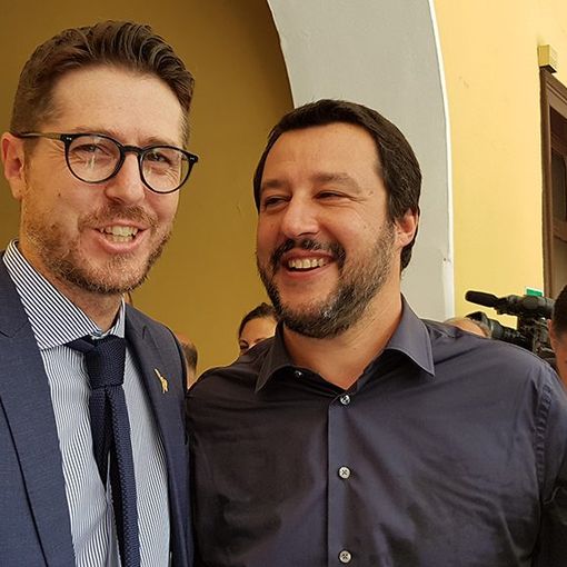 L'onorevole Molteni a Novara per la campagna elettorale leghista