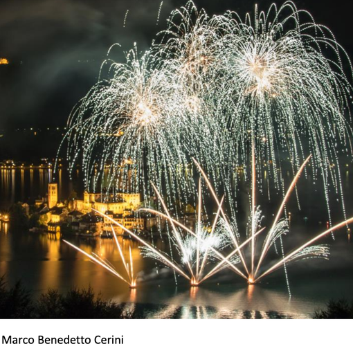 Domenica a Orta San Giulio la serata d'apertura del 'Festival di Fuochi d'Artificio'