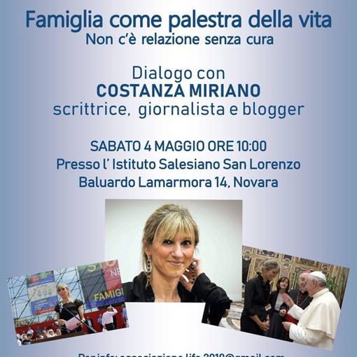 Per la prima volta, Costanza Miriano a Novara