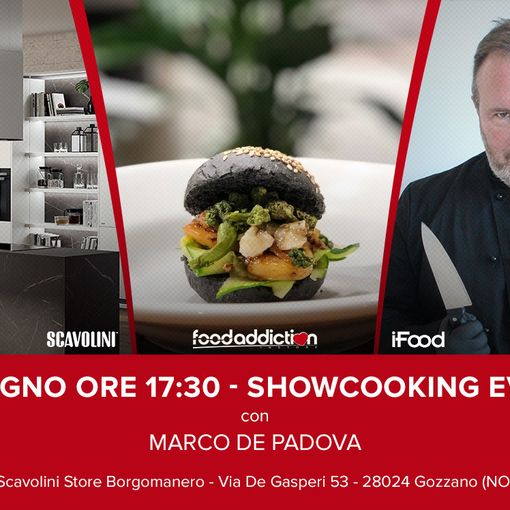 Il nuovo panino “Hole-in-one” protagonista  dello show-cooking a Gozzano