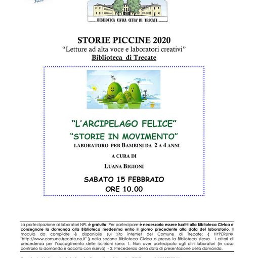 L'arcipelago felice: storie in movimento alla Biblioteca di Trecate