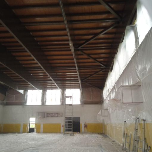 Interventi di sicurezza alla palestra del Fauser