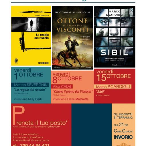 Venerdì 15 a Invorio Marco Scardigli presenta il suo romanzo ‘Sibil’