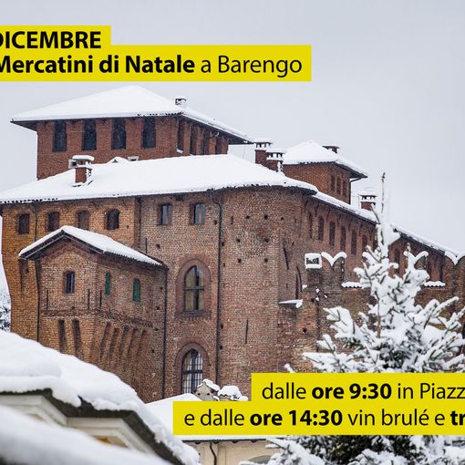 Arriva a Barengo il Mercatino di Natale