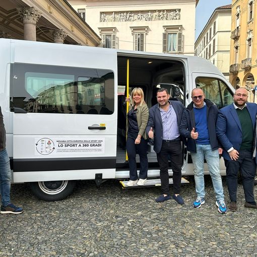 Inaugurato il pulmino per il trasporto degli atleti diversamente abili