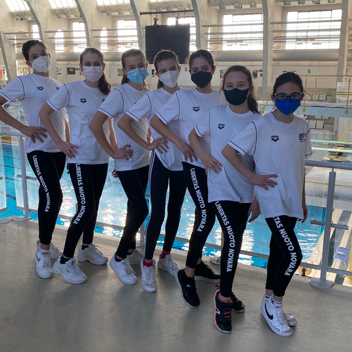 Sincro, tutte le ondine “esordienti A”  della Libertas qualificate per gli italiani