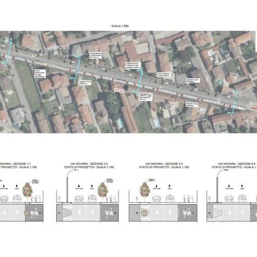 Trecate: partono oggi i lavori di riquialificazione di via Novara
