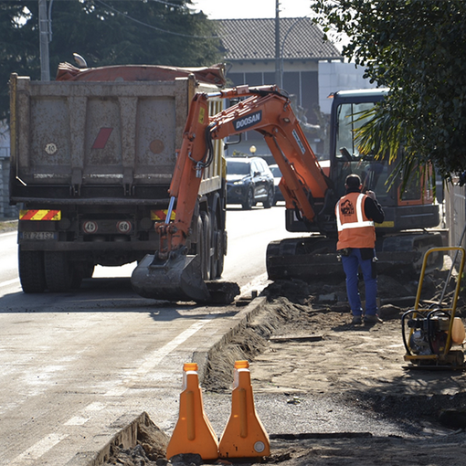 Si amplia la rete delle piste ciclabili in città: in corso i lavori per la pista in via Novara