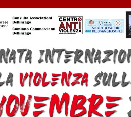 Il 24 e il 25 novembre a Bellinzago si celebra la Giornata contro la violenza sulle donne