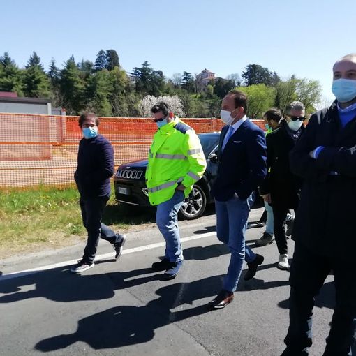 I vertici di Regione e Provincia hanno visitato Romagnano Sesia