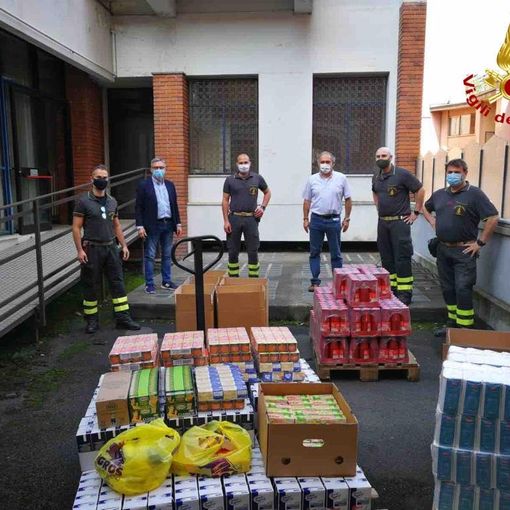 La solidarietà dei Vigili del Fuoco nell’emergenza Covid