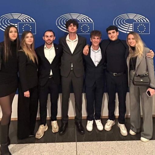 Giovani novaresi di Forza Italia in visita al Parlamento Europeo