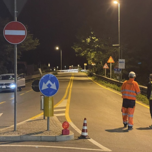 Riaperto ieri notte il ponte di Sesto Calende VIDEO
