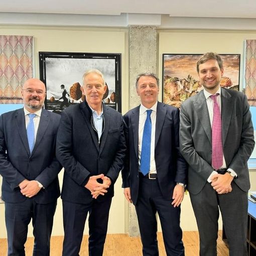 Il senatore Enrico Borghi a Londra per un incontro con Tony Blair: &quot;Faro del riformismo mondiale&quot;