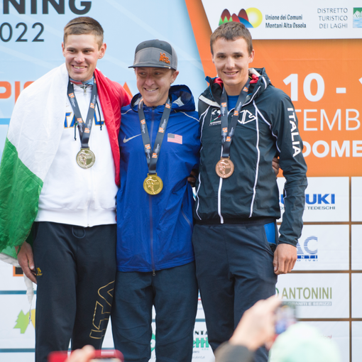 Mondiali skyrunning: l'americano Demoor vince l'oro della Rampigada, secondo l'ossolano Ugazio. FOTO