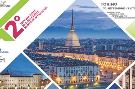 A Torino dal 30 settembre al 3 ottobre “L'Italia delle Regioni”