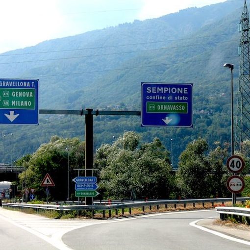 Chiusa per tutta la notte la A26 tra Ornavasso e Arona, in direzione sud