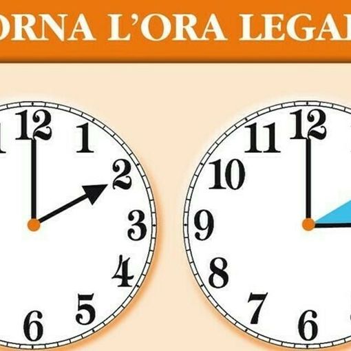 Torna l'ora legale: alle 2 di domenica 26 marzo orologi avanti di sessanta minuti