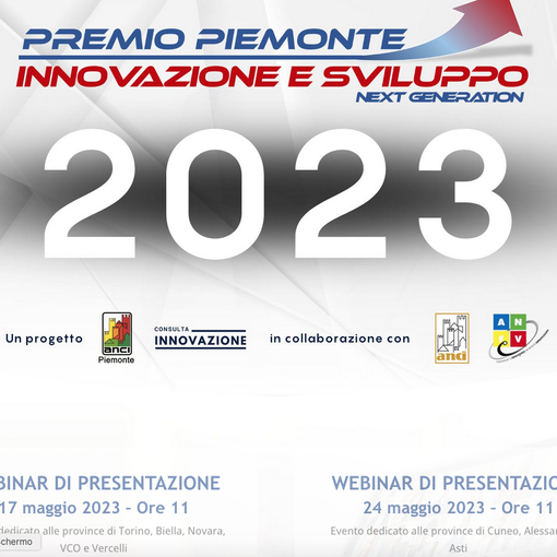 Premio Piemonte Innovazione, mercoledì 17 maggio il primo incontro informativo online
