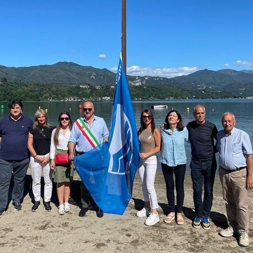 Gozzano: per per il terzo anno consecutivo è stata issata la Bandiera Blu