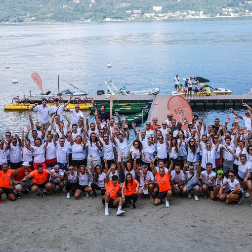 Sul Lago Maggiore il compleanno per i 50 anni della Nike