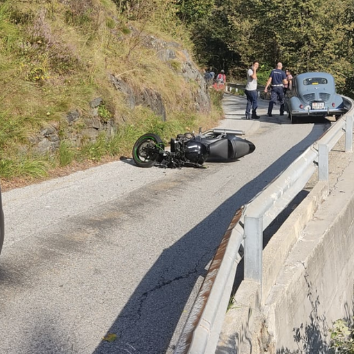 Val Cannobina, grave incidente per un motociclista novarese. Foto e Video