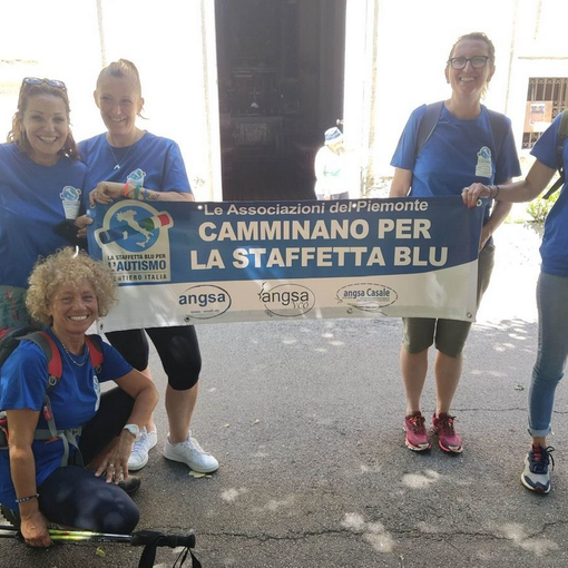 Angsa, la Staffetta blu per l’autismo ha fatto tappa nel Vco