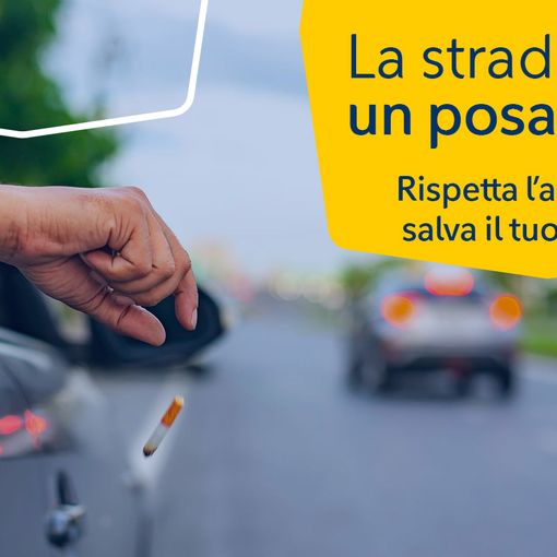 “La strada non è un posacenere”. Al via la nuova campagna Anas contro il rischio incendi