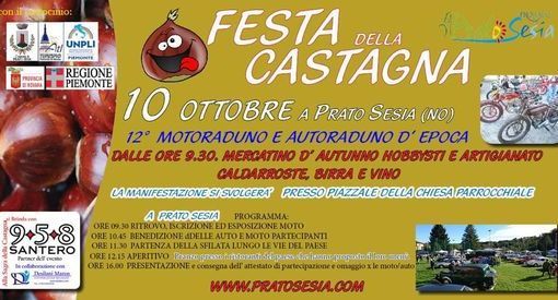 Prato Sesia, domenica il raduno d'auto e moto d'epoca per la Festa della Castagna