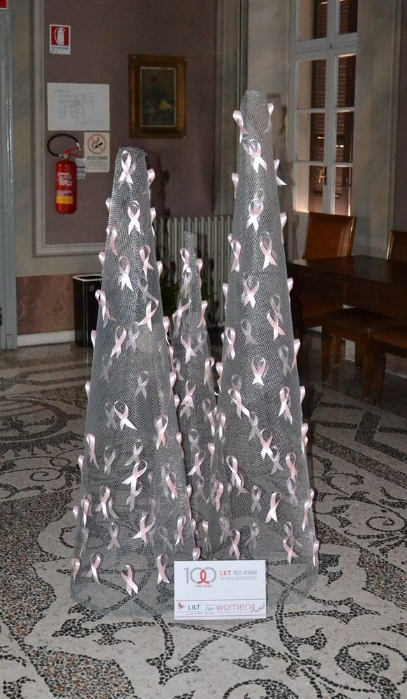 In municipio a Gozzano un angolo in rosa per la prevenzione dei tumori