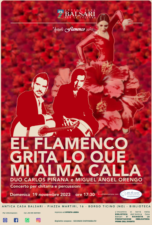 El Flamenco: un viaggio nei suoni e nell'anima con Carlos Piñana e Miguel Angel Orengo El Flamenco: un viaggio nei suoni e nell'anima con Carlos Piñana e Miguel Angel Orengo