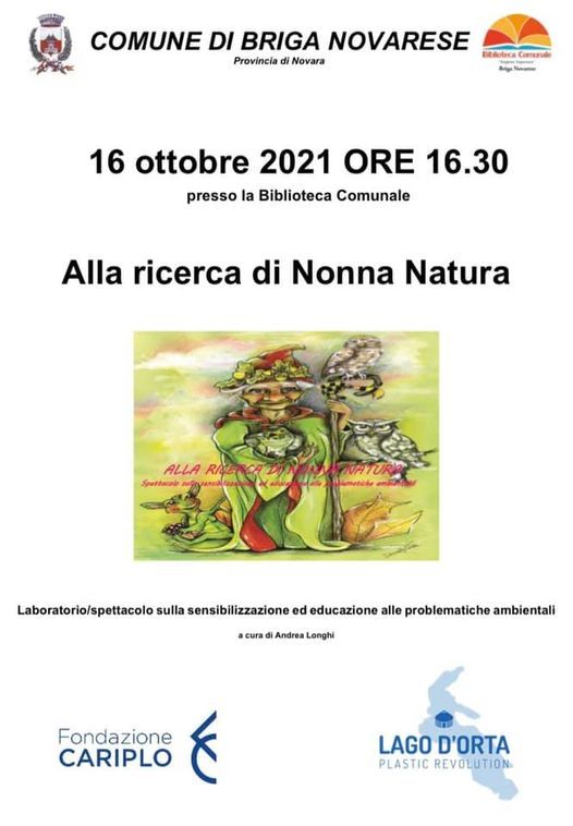 Domani a Briga Novarese va in scena ‘Alla ricerca di Nonna Natura’