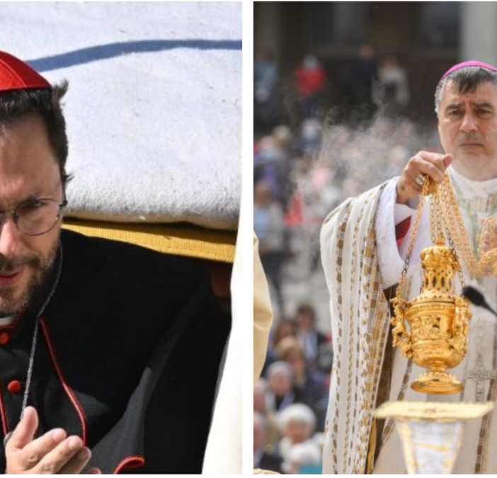 A sinistra Giorgio Marengo, a destra Roberto Repole