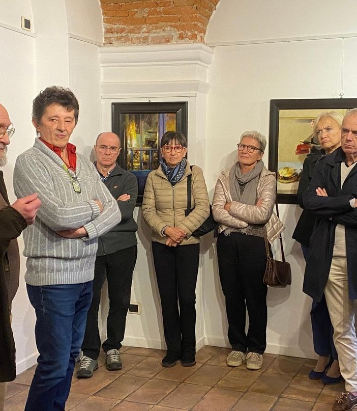 Inaugurata la mostra di Graziano Tinti alla galleria Borgo Arte FOTO