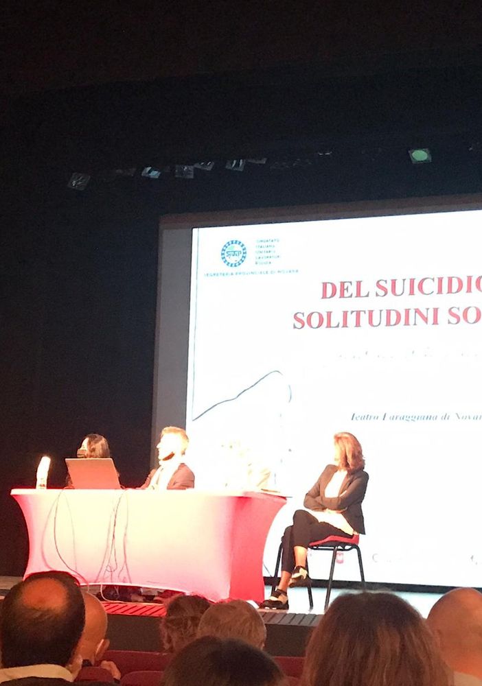Si è svolto il 22 ottobre il convegno&quot;Del suicidio e di altre solitudini sotto la divisa - Sguardi tra i disagi dell'anima&quot;