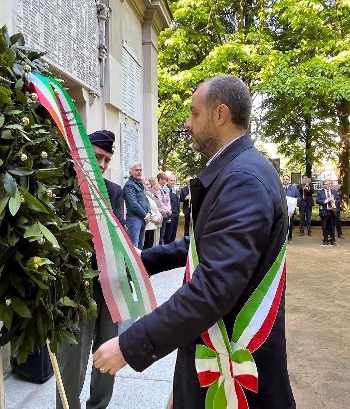 Trecate: celebrato il 25 aprile e il settantottesimo anniversario della liberazione