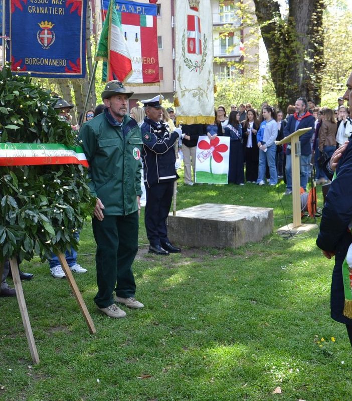 Celebrato il 25 aprile a Borgomanero
